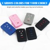 QBUC 2PCS for Jeep Key Fob Cover,Silicone Key Case with