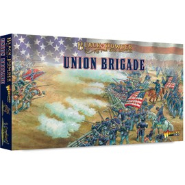 Warlord Black Powder Epic Battles American Civil War Union Brigade Tabletop Miniatures - Plastic Paintable Miniature 1700-1900 Soldiers Set, Unpainted Table Top 28mm Military Minifigures for Adults