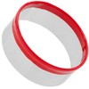 4.5 Inch Round Cookie Cutter with Red Top Rubber Protection,