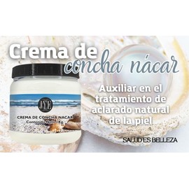 JYE Crema de Concha Nácar Natural, Hidratante, Aclarante, 1 Kilo | Aclarante, Todo Tipo de Piel, Hidratación Intensiva