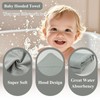 MniJiza Baby Hooded Towel Infant Muslin Cotton Bath Towel Newborn