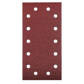 kwb Sanding strips 115 x 230 mm made of precious corundum with 240 grit, tool-free change, full synthetic resin gluing and reinforced paper carrier for fine sanding of wood and metal