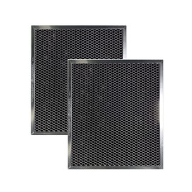 Air Filter Factory 9 x 10-1/2 x 3/8 Range Hood Charcoal Carbon Filters 2-Pack