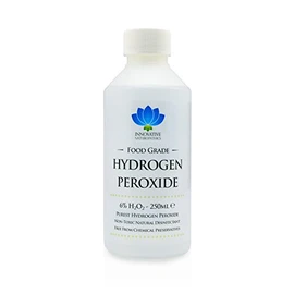 Food Grade Hydrogen Peroxide - Purest Grade 6% - 250ml - Unstabilized and Additive Free - 20 Vols