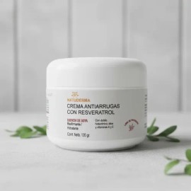 Crema Facial Resveratrol, Aceite De Soya, Aceite De Coco
