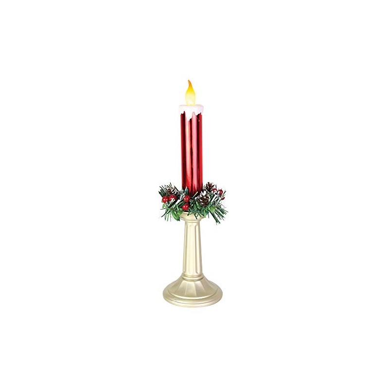 Enesco Lit Flameless Candle Sti