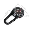 WONOLO Clip on Carabiner Luminous Face FOB Digital Watch for