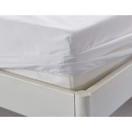 Fitted Sheet, Semi-Double, Soft Cotton Blend, Wrinkle Resistant, Bedspread, Does Not Shrink, Elastic All the Way Around, For Bed and Futon Mattresses, Washable, Quick Drying, White