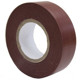 All Trade Direct 1X Brown Electrical PVC Insulation Tape 19Mm X 20M Professional British Standard