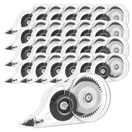 auroray 36 Count White Out Tape with Protective Cap, 1/5 X 472 Inch Correction Tape Easy to Use Applicator for Instant Corrections School Office Supplies