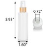 JUVITUS 4 oz / 120 ml White Plastic HDPE Refillable