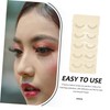 Healeved Realistic Chemical Fiber Lash Practice Strips 5 Pairs Eyelash