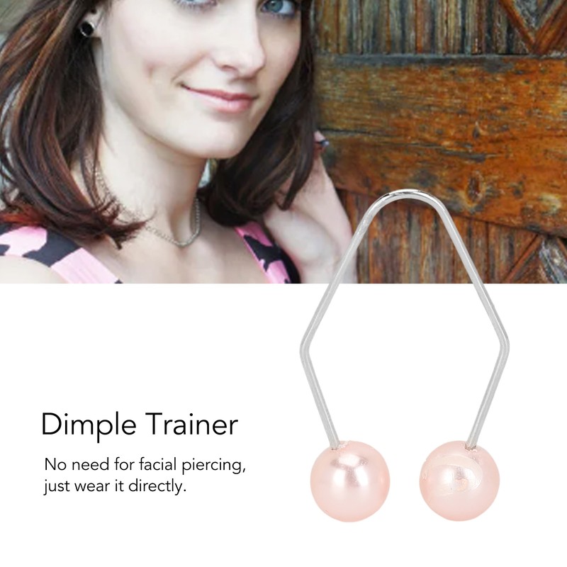 2 Pair Dimple Trainer Tool Piercing Free Improve Smile Dimple
