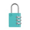 ZARKER XD35-M 3 Digit Dial Lock Padlock, Mint Color, Gymnasium,