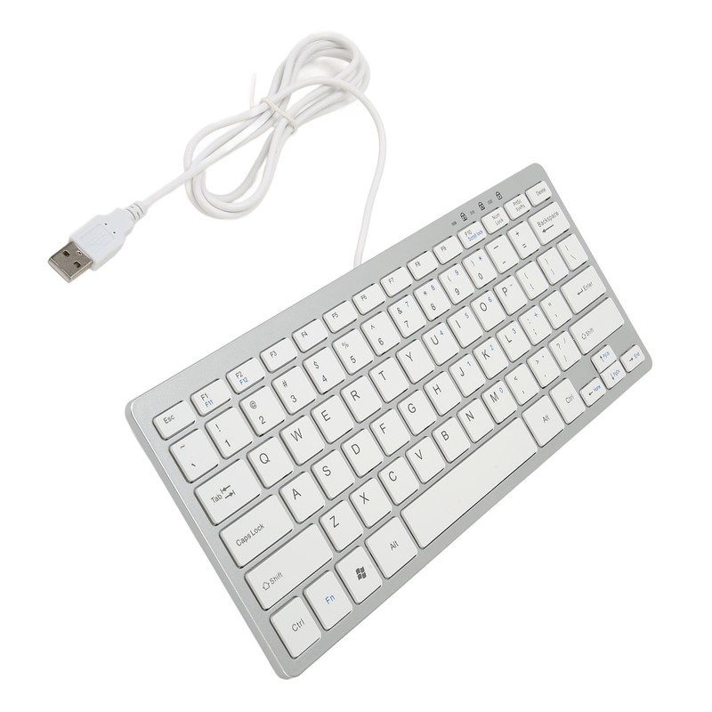 USB Wired Keyboard 78 Scissor Keys 13 Shortcut LED Indicator