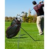 Golf Bag Stand Attachment for Cart/Sunday/Carry Bags Lightweight Updated Collapsable