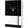 CAGIE Notebook, A5 Notebook, Stylish, Diary, 192 Dot Pages, Hardcover,