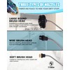 FoundGo 1700W Tankless Handheld Steam Cleaner with 7 Brushes 20s