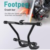 MoKitDora Engine Guard Highway Peg Two-Step Front Crash Bar for