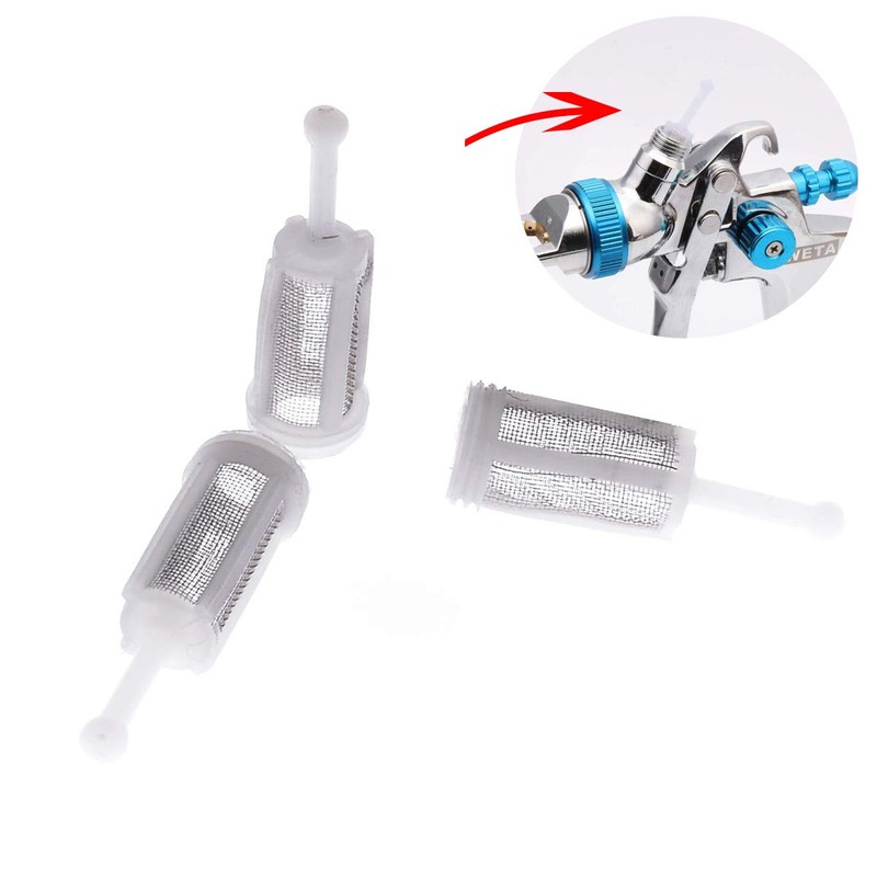 Terberl 20 Pcs Universal Gravity Spray Gun Filters HVLP Filters,Disposable