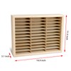 Waratah Designs Cassette Tape Storage Rack, 36-slot Wood Cassette Tape