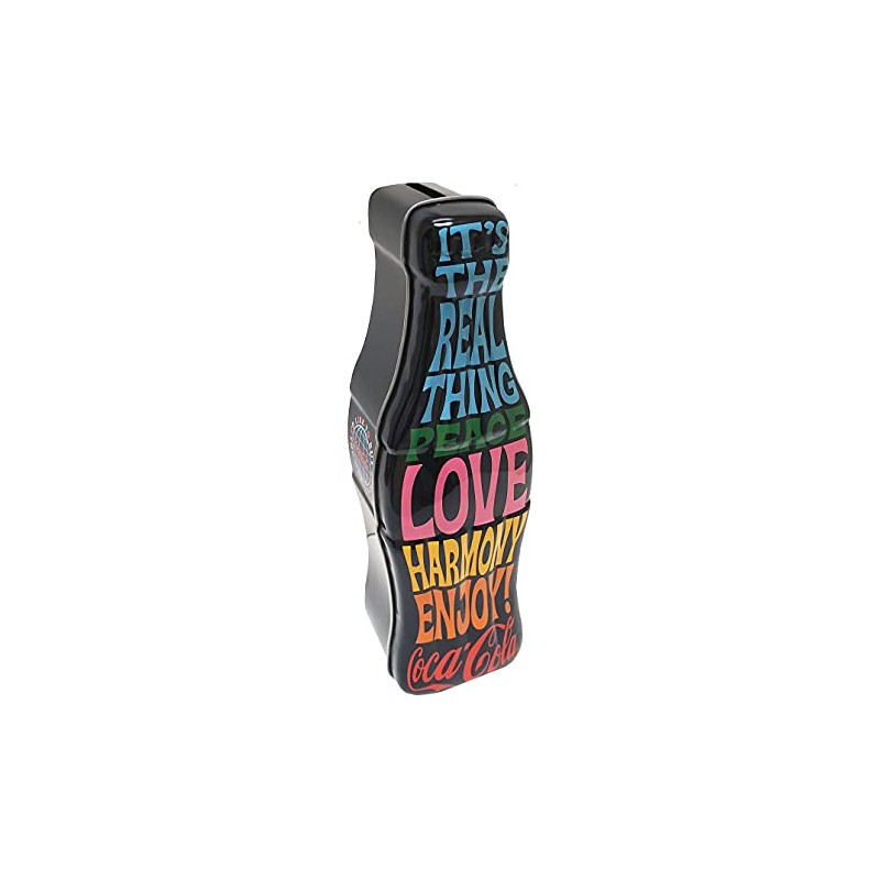 The Tin Box Company Coke Bottle Shaped Bank 1971 Vintage
