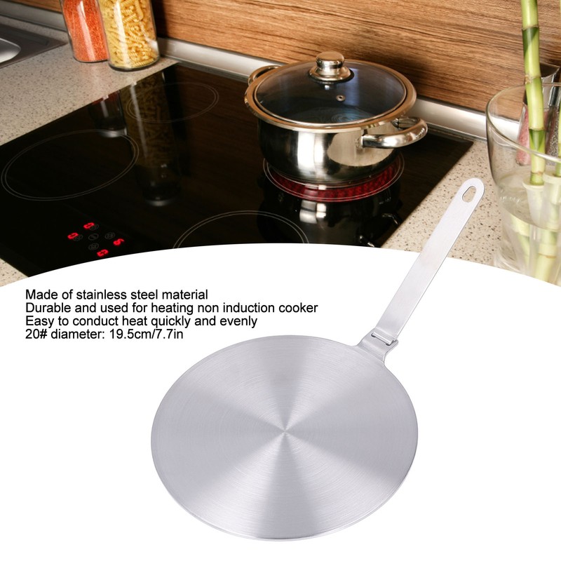 Kitchen Heat Diffuser Stainless Steel With Handle Heat Induction Cooker
