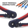 Ferrule Crimping Plier Self Adjustable Ergonomic Ratchet Wire Shrinkage Hand