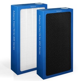 2Pack Upgraded Classic 400 Series Replacement Filter for Compatible with Blueair 400 Series Air Purifier Particle Filter Replacement, Part # 480i, 402, 403, 405, 410，455EB, 450E Replacement Filter