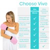 Vive Exfoliating Mitts for Body (4 Pack) - Scrub Gloves