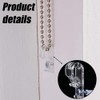8 Pcs Roller Shade Clear Saftey Chain Retainer and Cord