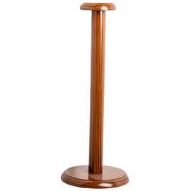 Mythrojan Wooden Helmet Stand Solid Medieval Roman Viking Helmet Display Stand Mask Display Templar Spartan Cosplay Larp Knight Stand Brown