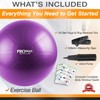 Exercise Ball for Yoga, Balance, Stability - Fitness, Pilates, Birthing,
