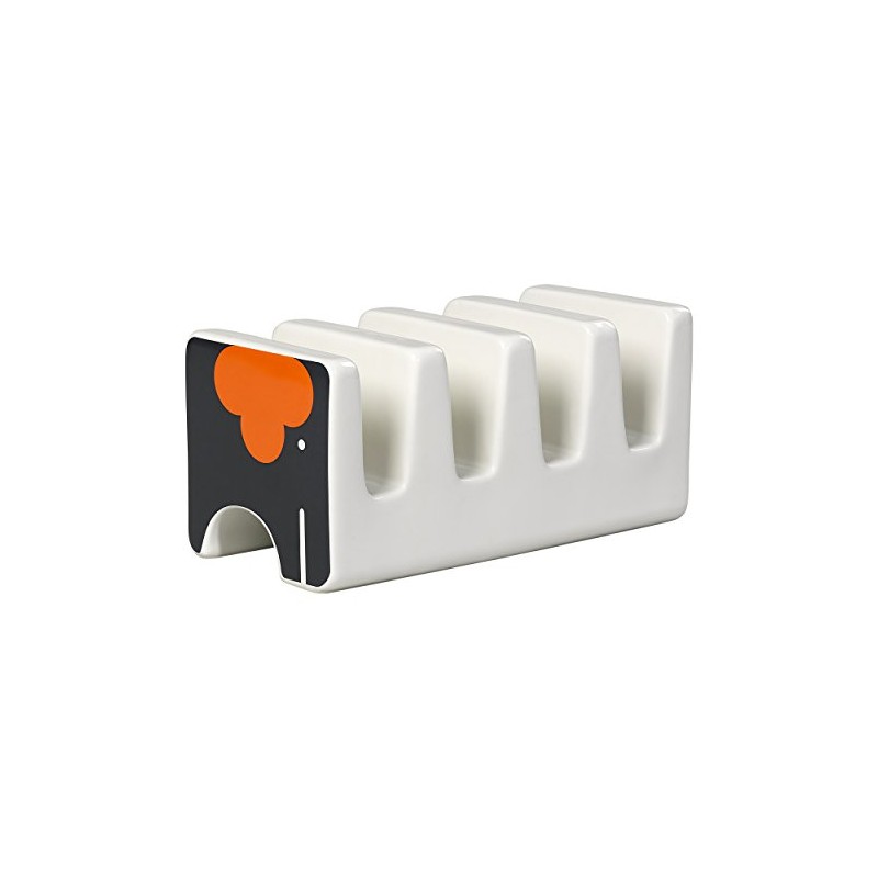 Orla Kiely | Toast Rack | Ela Elephant | White