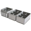 VERONLY Cosmetic Storage Bins Makeup Organizer, Adjustable Multifunction Storage Box