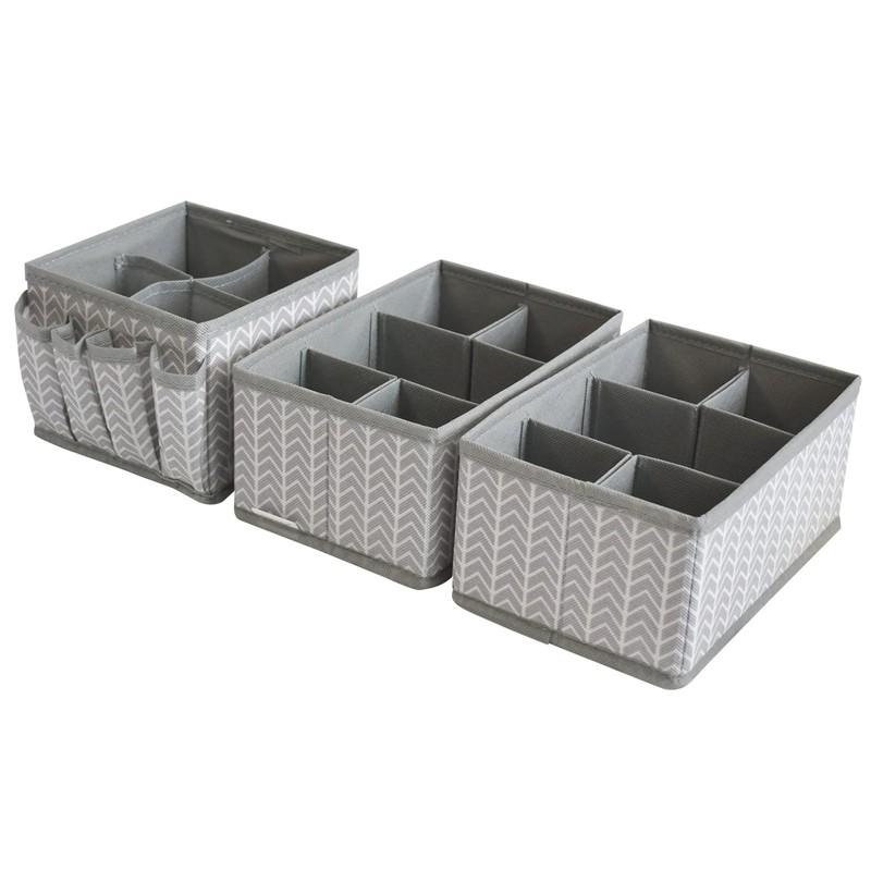 VERONLY Cosmetic Storage Bins Makeup Organizer, Adjustable Multifunction Storage Box