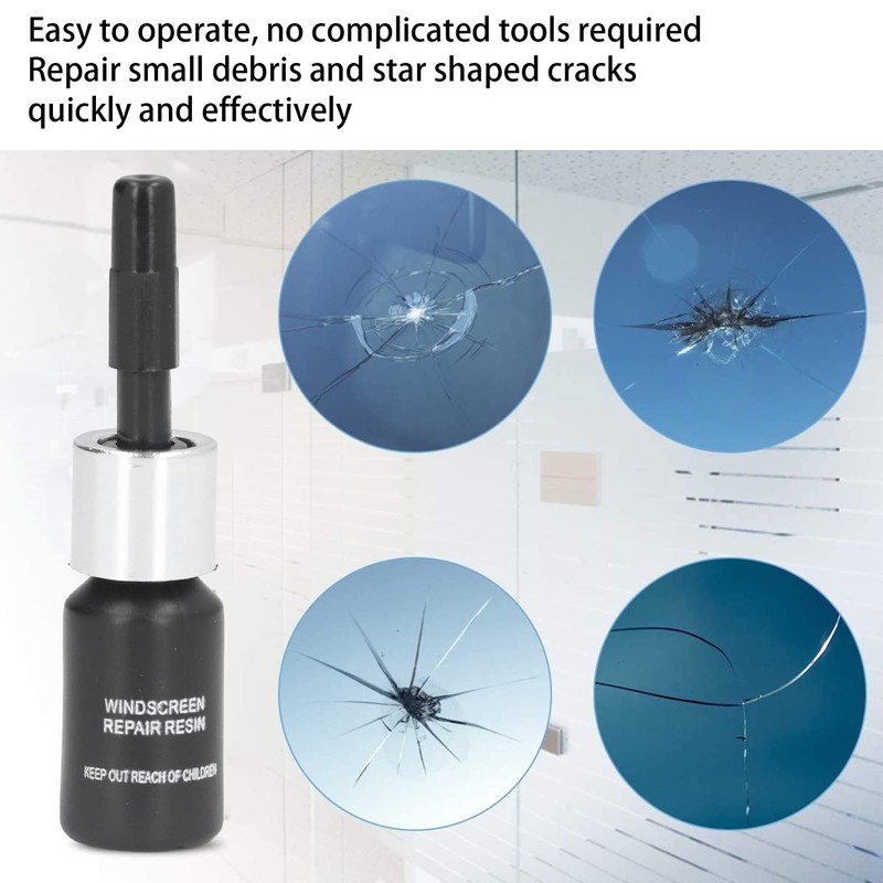 Glass Repair Liquid, Crack Repair Fluid DIY 2PCS for Car