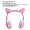 Cute Cat Ear Glowing Wireless Bluetooth Headphone HIFI Sports Folding