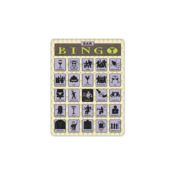 Knock Knock Bingo Fun, 12 Unique 6.5" x 8.5" Cards for Bar Bingo, (Pack of 3)