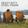 TIMBER RIDGE Oversized Folding Camping Chair High Back Heavy Duty