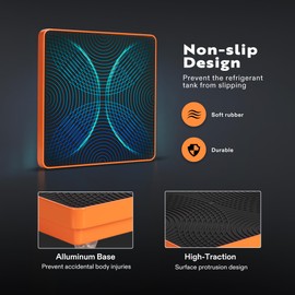 VIVOHOME 220 LBS High Precision Electronic Digital Refrigerant Charging Weight Scale with Case for HVAC A/C, Orange