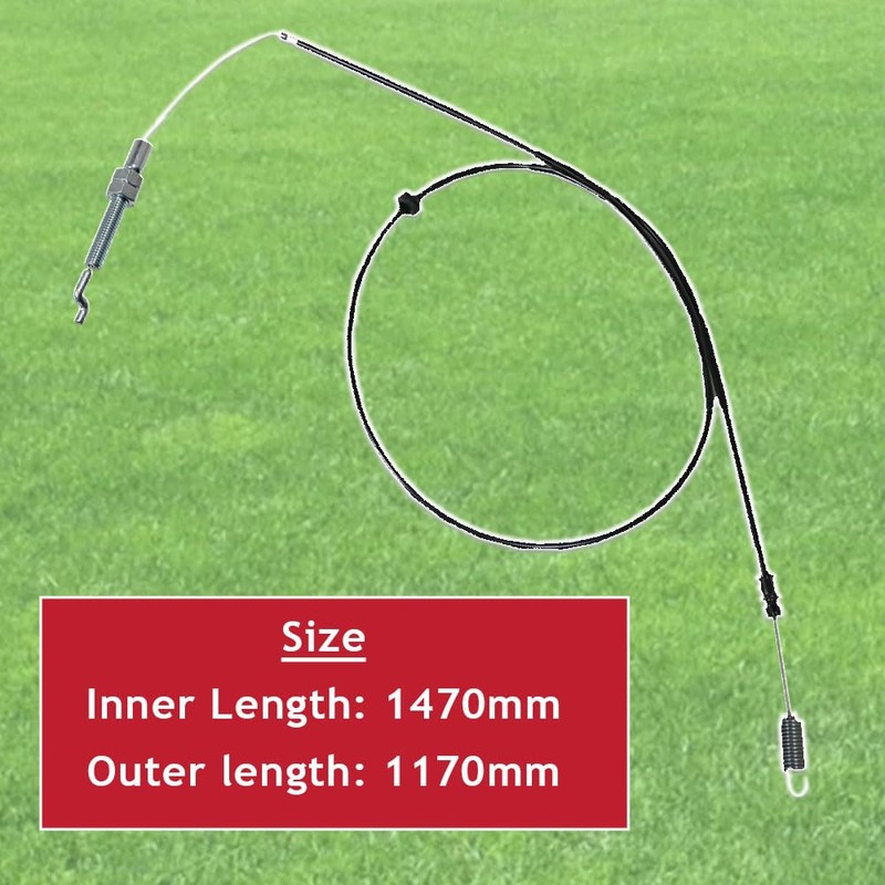 Spares2go Clutch Drive Cable for Mountfield SP530 SP534 SP535 Lawnmower