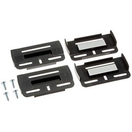 Easy to Attach Numberplate Holder, Black, Box of 2