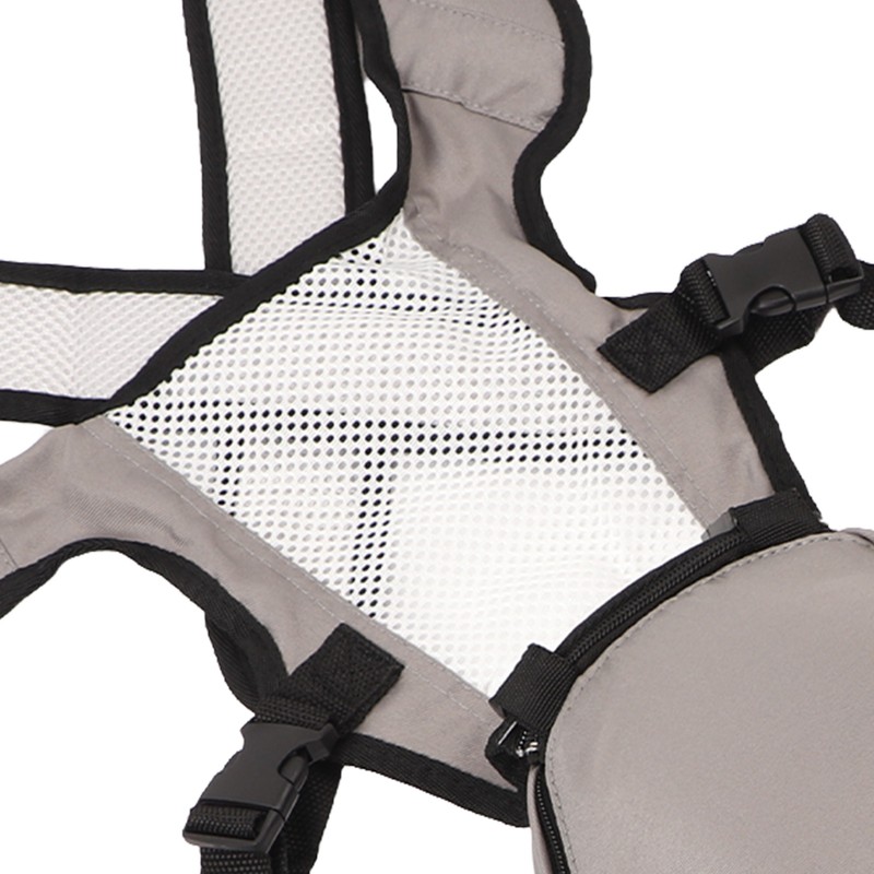 Baby Carrier with Hip Seat Adjustable Strap Ergonomic Breathable Mesh