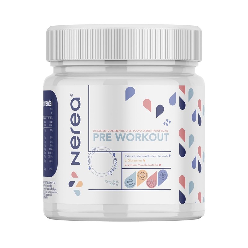 NEREA pre workout pre entreno con creatina monohidratada de alta