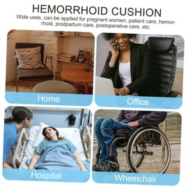 Outanaya 2pcs Ergonomic Decubitus Pad Memory Pillow for Donut Seat Cushion for Home Office Car Wheelchair