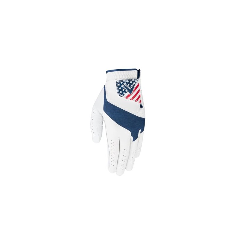 Callaway Golf Fusion Men's Golf Glove 2025 - USA Colours,