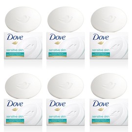 Dove Soap Sensitive Skin Beauty Bar, 106g, 6 packs / 도브 비누 센서티브 스킨 뷰티바, 106g, 6개입