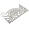 UPTTHOW Leather Tools French Curve Protractor Triangles Andcircle Gauge All-in-one