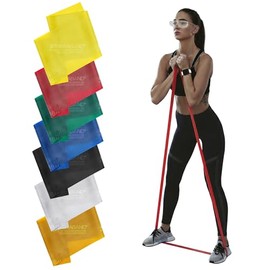 THERABAND Bandas de Resistencia de Látex Profesionales, Banda Elástica Individual de 6 Pies como Equipo de Ejercicio, Fisioterapia, Pilates, Entrenami